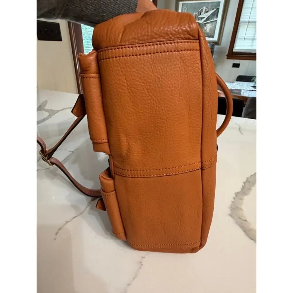 Lauren Ralph Lauren Bermondsey Hobo Shoulder Bag Pebbled Leather Gold Buckle